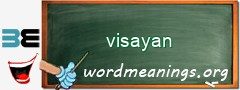 WordMeaning blackboard for visayan